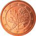 GERMANY - FEDERAL REPUBLIC, 2 Euro Cent, 2005, Karlsruhe, MS(65-70), Copper
