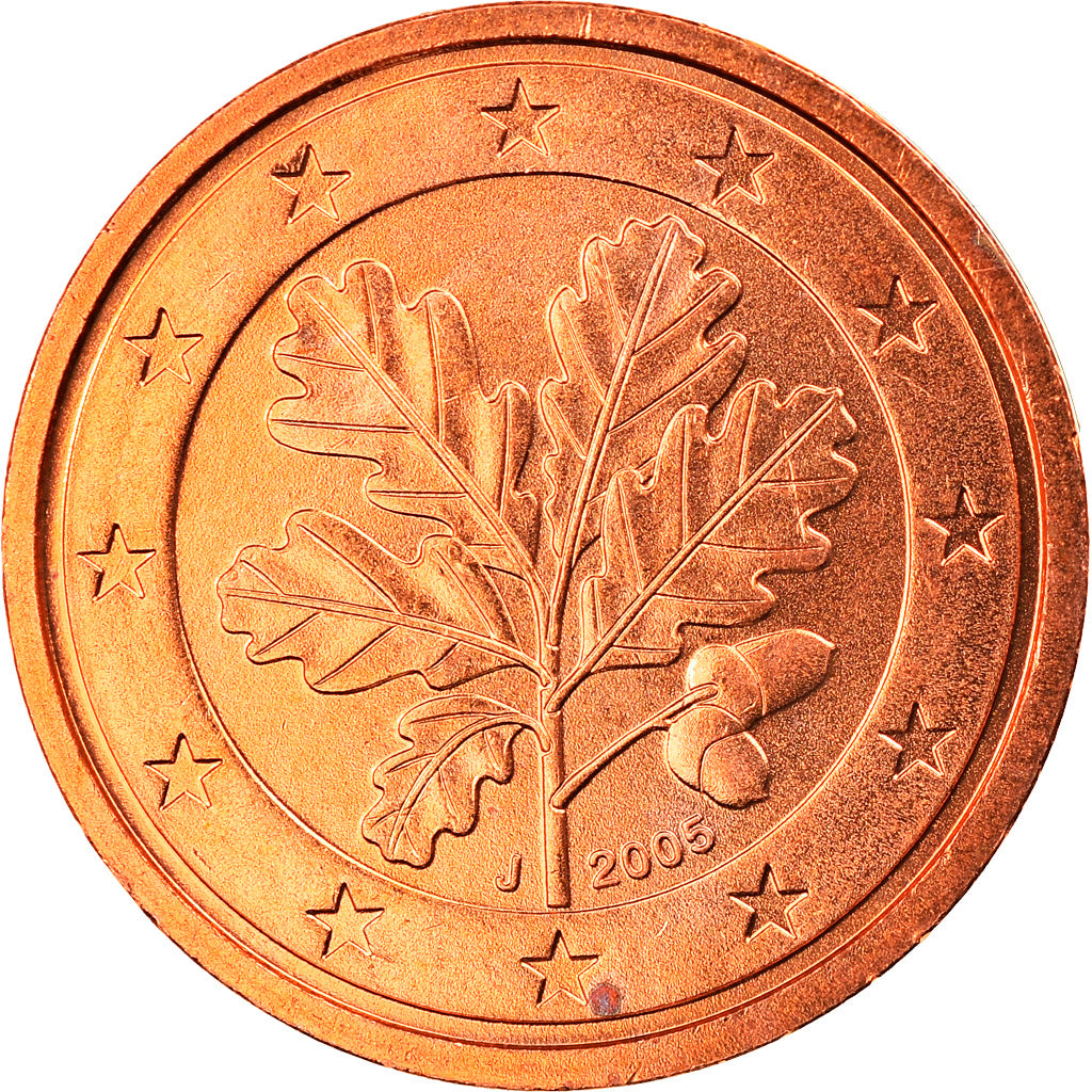 GERMANIA - REPUBBLICA FEDERALE, 2 Euro Cent, 2005, Hambourg, FDC, Acciaio