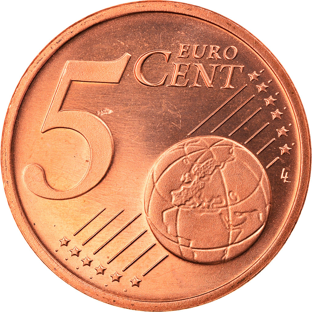 ALEMANHA - REPÚBLICA FEDERAL, 5 Euro Cent, 2005, Berlin, MS(65-70), Aço