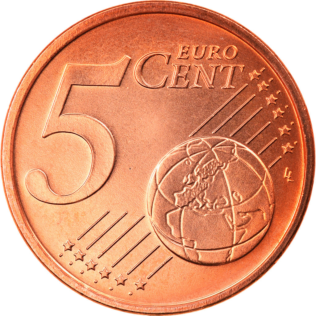 ALEMANHA - REPÚBLICA FEDERAL, 5 Euro Cent, 2005, Stuttgart, MS(65-70), Aço