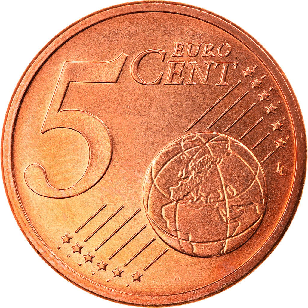 GERMANIA - REPUBBLICA FEDERALE, 5 Euro Cent, 2005, Karlsruhe, FDC, Acciaio