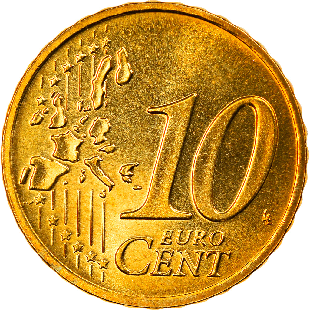République fédérale allemande, 10 Euro Cent, 2005, Berlin, FDC, Laiton