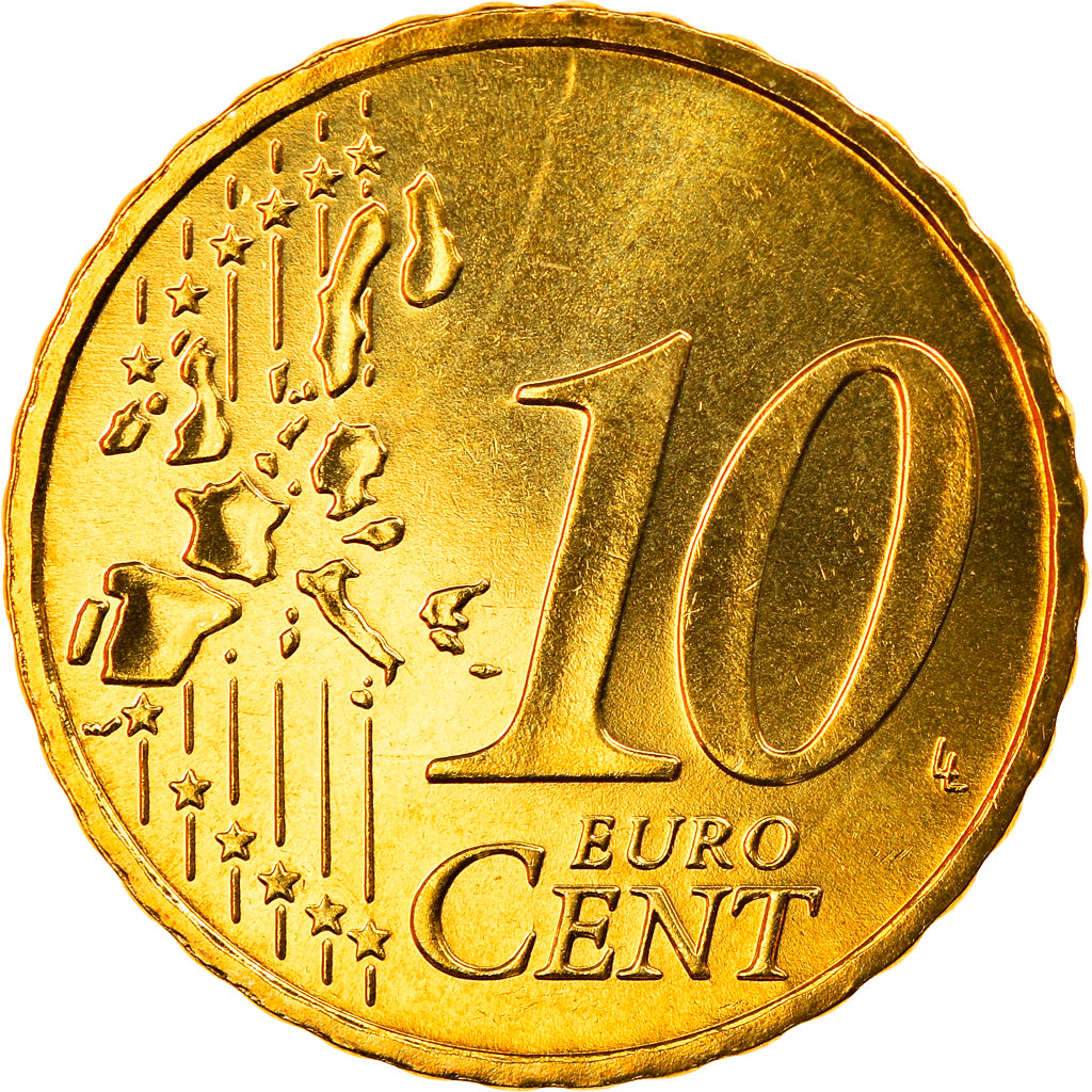 GERMANIA - REPUBBLICA FEDERALE, 10 Euro Cent, 2005, Karlsruhe, FDC, Ottone