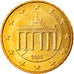 GERMANY - FEDERAL REPUBLIC, 10 Euro Cent, 2005, Hambourg, MS(65-70), Brass