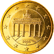 Bundesrepublik Deutschland, 50 Euro Cent, 2005, Stuttgart, STGL, Messing, KM:212