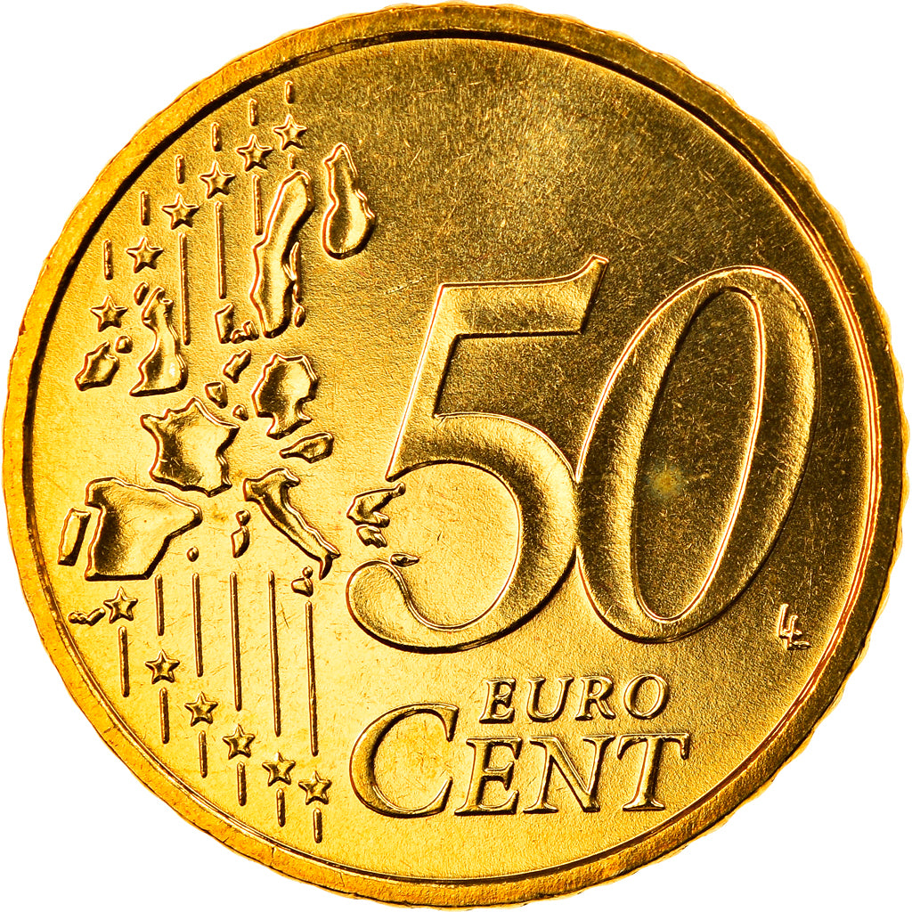 Bundesrepublik Deutschland, 50 Euro Cent, 2005, Stuttgart, STGL, Messing, KM:212