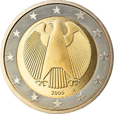 GERMANY - FEDERAL REPUBLIC, 2 Euro, 2005, Munich, MS(65-70), Bi-Metallic, KM:214