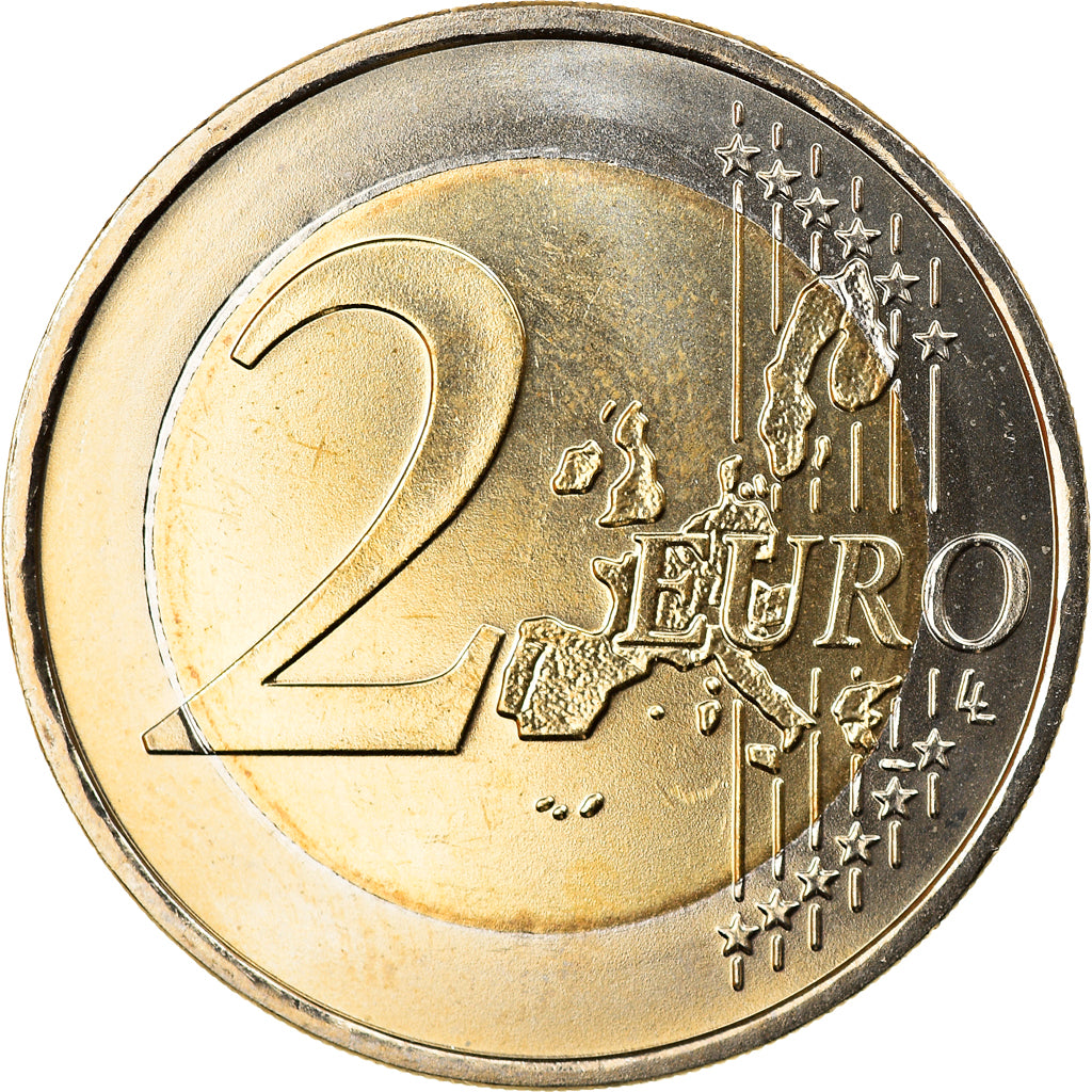 GERMANY - FEDERAL REPUBLIC, 2 Euro, 2005, Stuttgart, MS(65-70), Bi-Metallic
