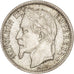 FRANCE, Napoléon III, Franc, 1867, Bordeaux, KM #806.3, graded, PCGS, MS(63), S.