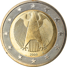 GERMANY - FEDERAL REPUBLIC, 2 Euro, 2005, Karlsruhe, MS(65-70), Bi-Metallic