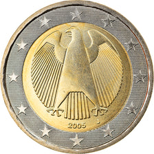 GERMANY - FEDERAL REPUBLIC, 2 Euro, 2005, Hambourg, MS(65-70), Bi-Metallic