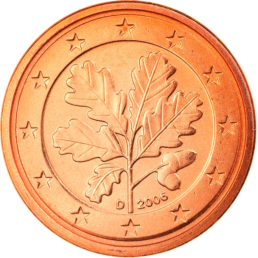 GERMANIA - REPUBBLICA FEDERALE, Euro Cent, 2006, Munich, FDC, Acciaio placcato