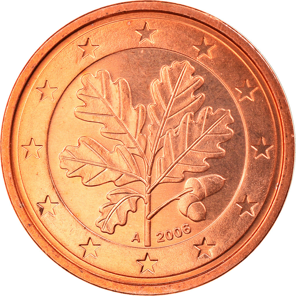 GERMANIA - REPUBBLICA FEDERALE, 2 Euro Cent, 2006, Berlin, FDC, Acciaio placcato