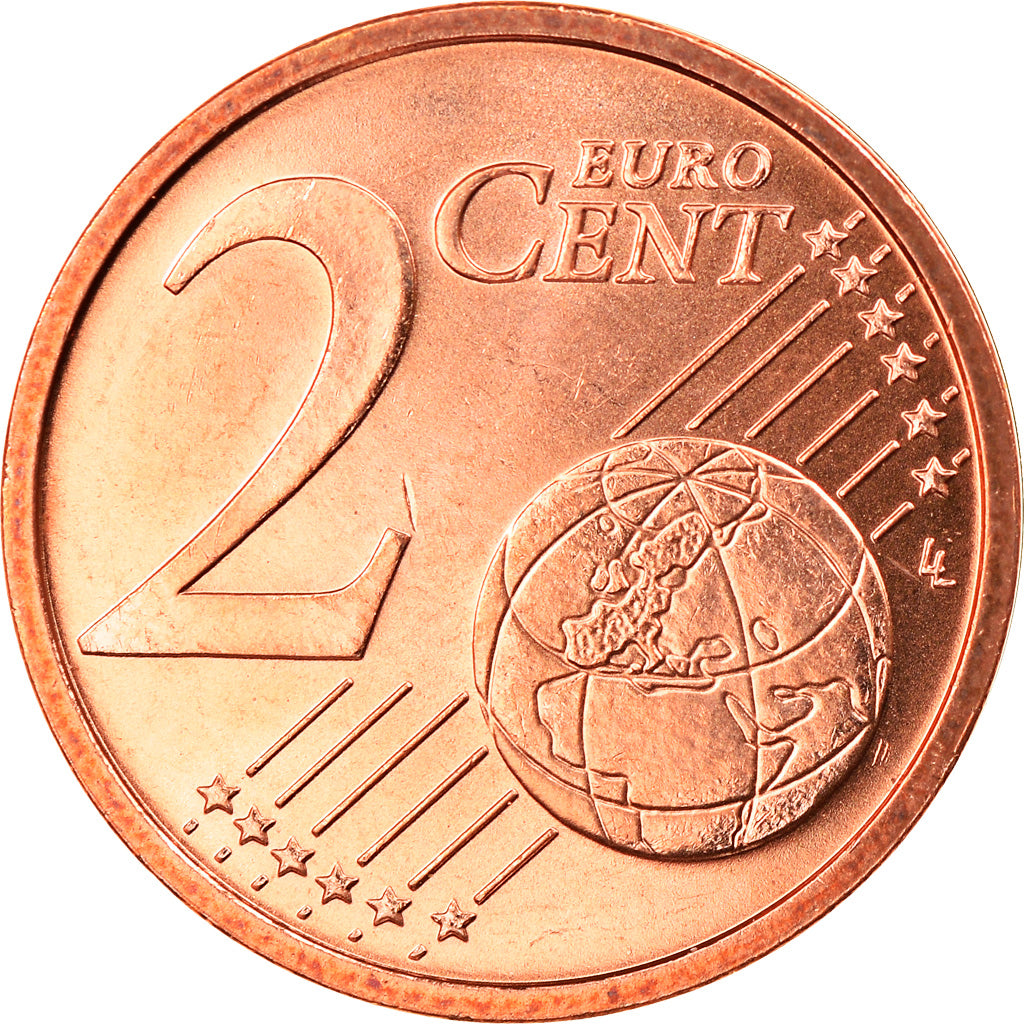 GERMANY - FEDERAL REPUBLIC, 2 Euro Cent, 2006, Karlsruhe, MS(65-70), Copper