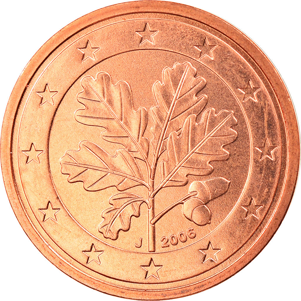 GERMANIA - REPUBBLICA FEDERALE, 2 Euro Cent, 2006, Hambourg, FDC, Acciaio