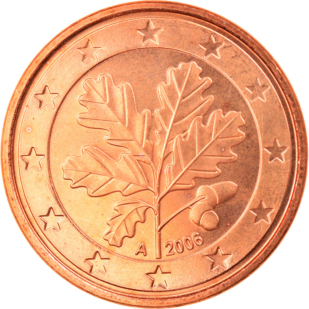 GERMANIA - REPUBBLICA FEDERALE, 5 Euro Cent, 2006, Berlin, FDC, Acciaio placcato