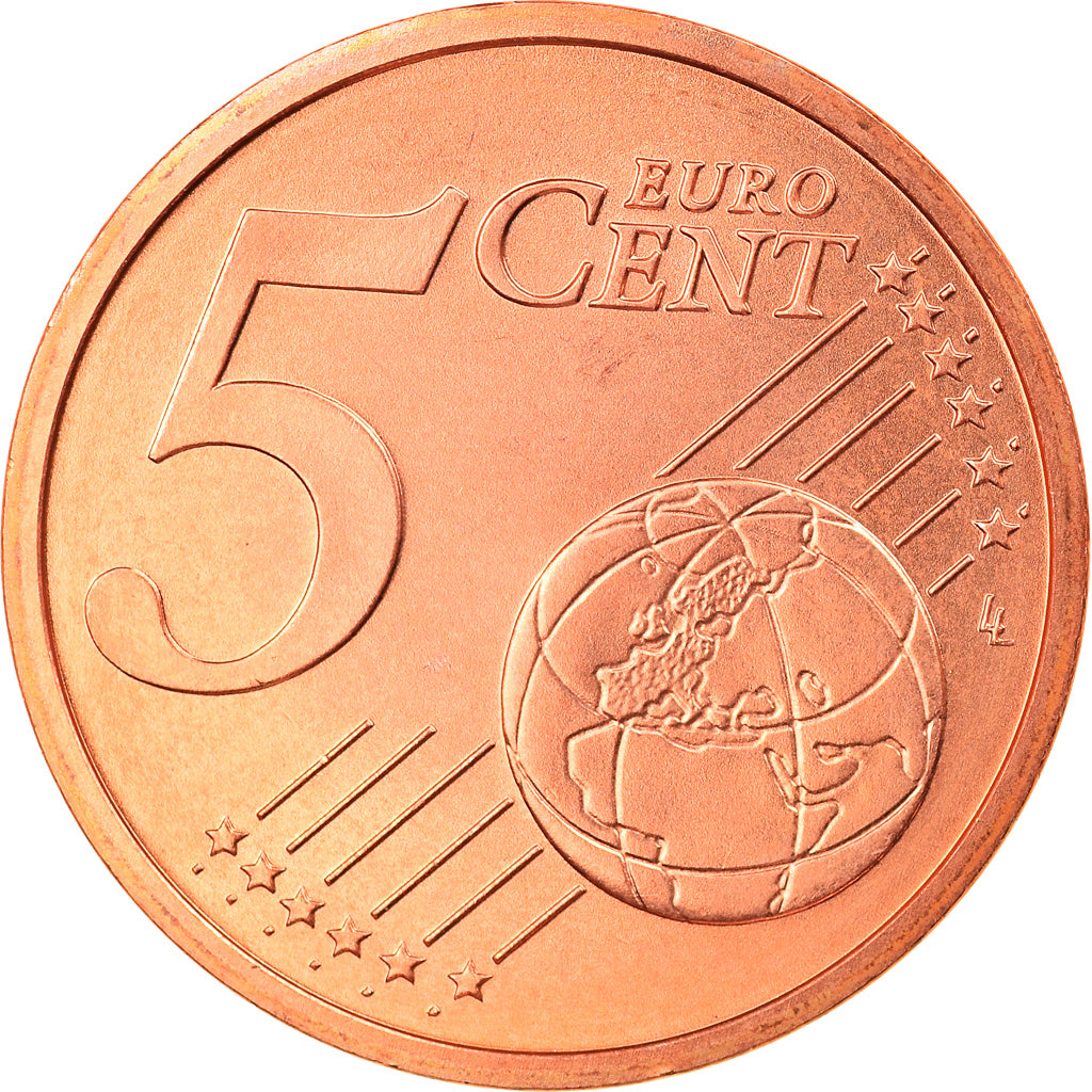 GERMANIA - REPUBBLICA FEDERALE, 5 Euro Cent, 2006, Munich, FDC, Acciaio placcato