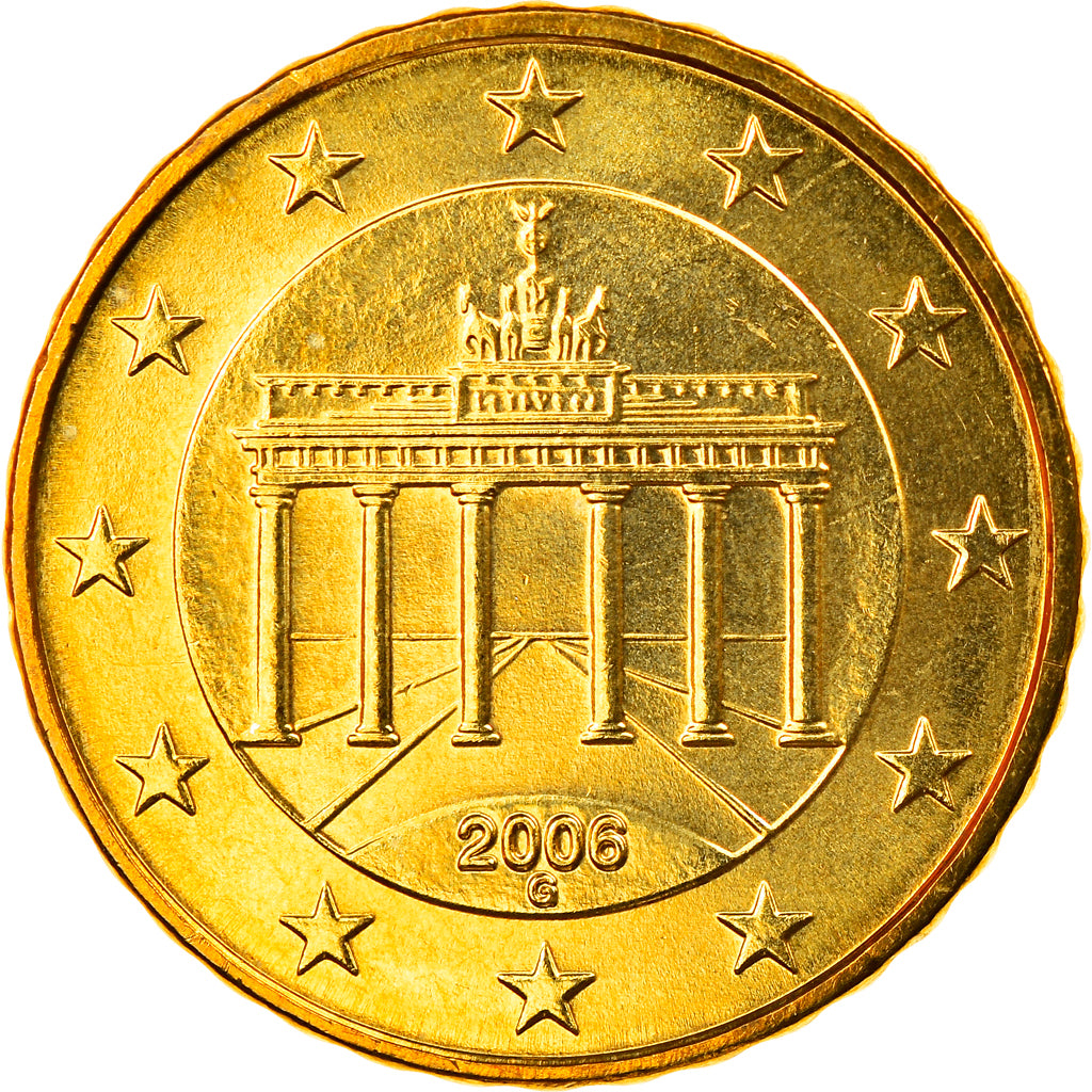 GERMANIA - REPUBBLICA FEDERALE, 10 Euro Cent, 2006, Karlsruhe, FDC, Ottone