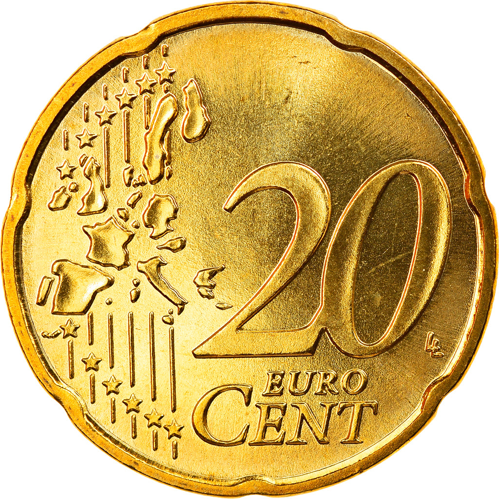 ALEMANIA - REPÚBLICA FEDERAL, 20 Euro Cent, 2006, Hambourg, FDC, Latón, KM:211