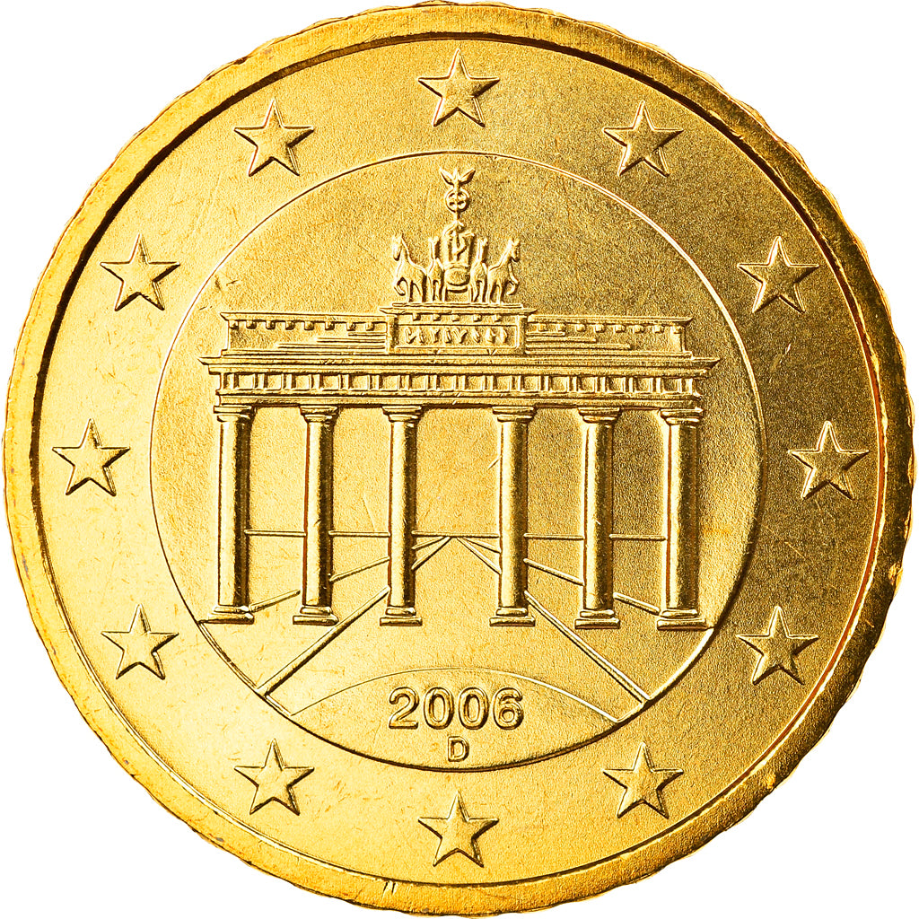 GERMANIA - REPUBBLICA FEDERALE, 50 Euro Cent, 2006, Munich, FDC, Ottone, KM:212