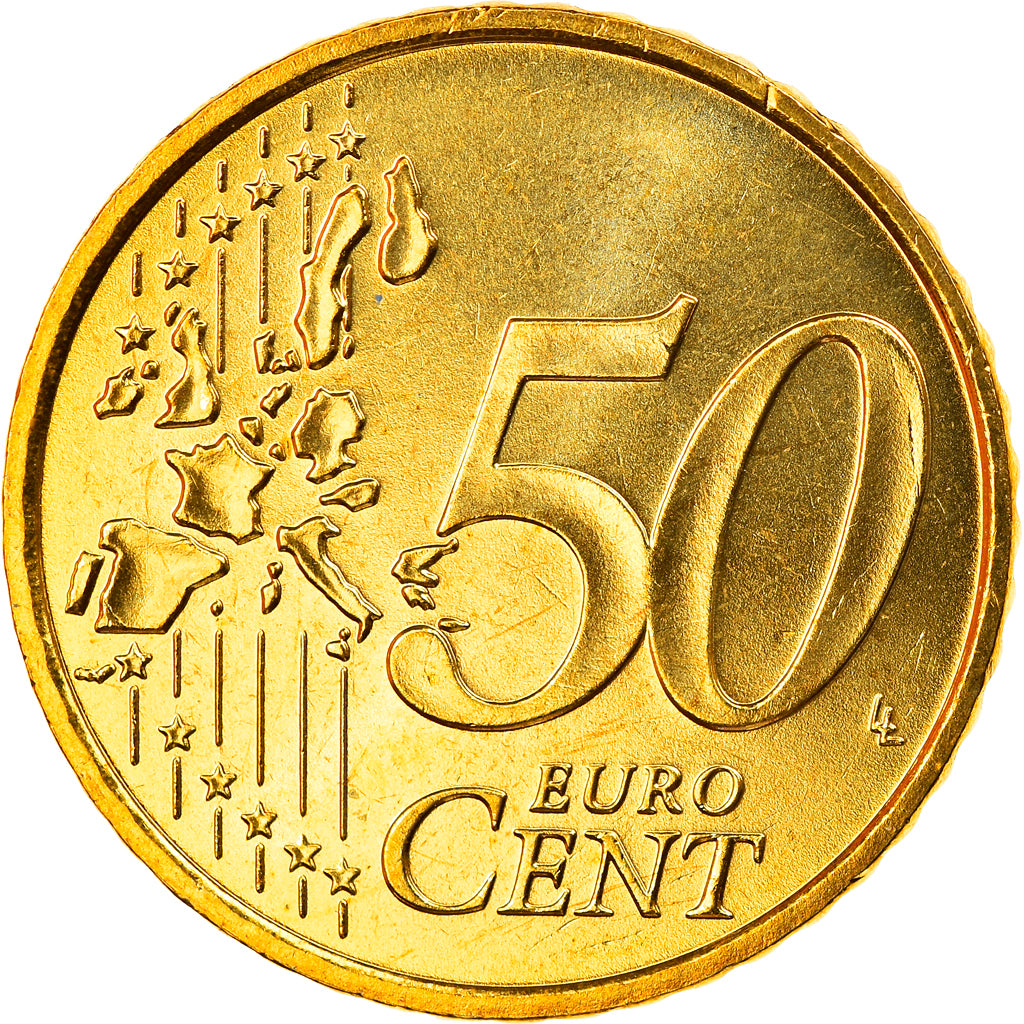 Bundesrepublik Deutschland, 50 Euro Cent, 2006, Stuttgart, STGL, Messing, KM:212
