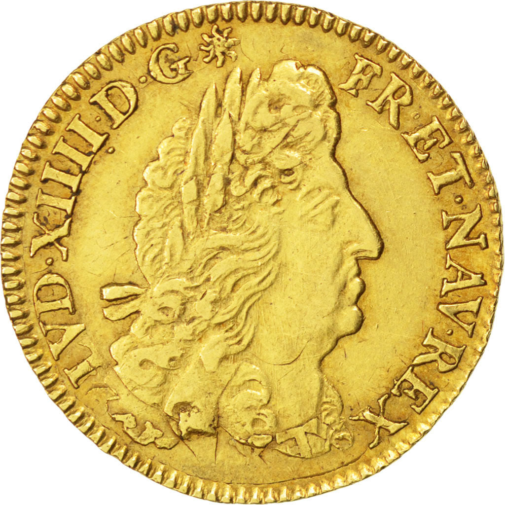 FRANCE, Louis d'Or, Paris, KM #278.1, AU(50-53), Gold, Gadoury #250, 6.67