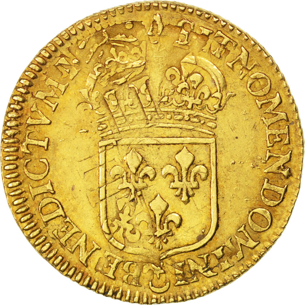FRANCE, Louis d'Or, Paris, KM #278.1, AU(50-53), Gold, Gadoury #250, 6.67