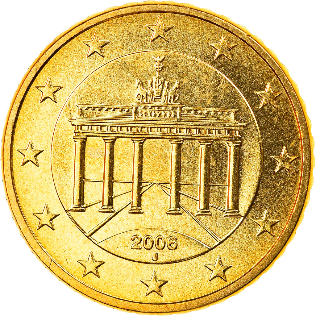 GERMANIA - REPUBBLICA FEDERALE, 50 Euro Cent, 2006, Hambourg, FDC, Ottone