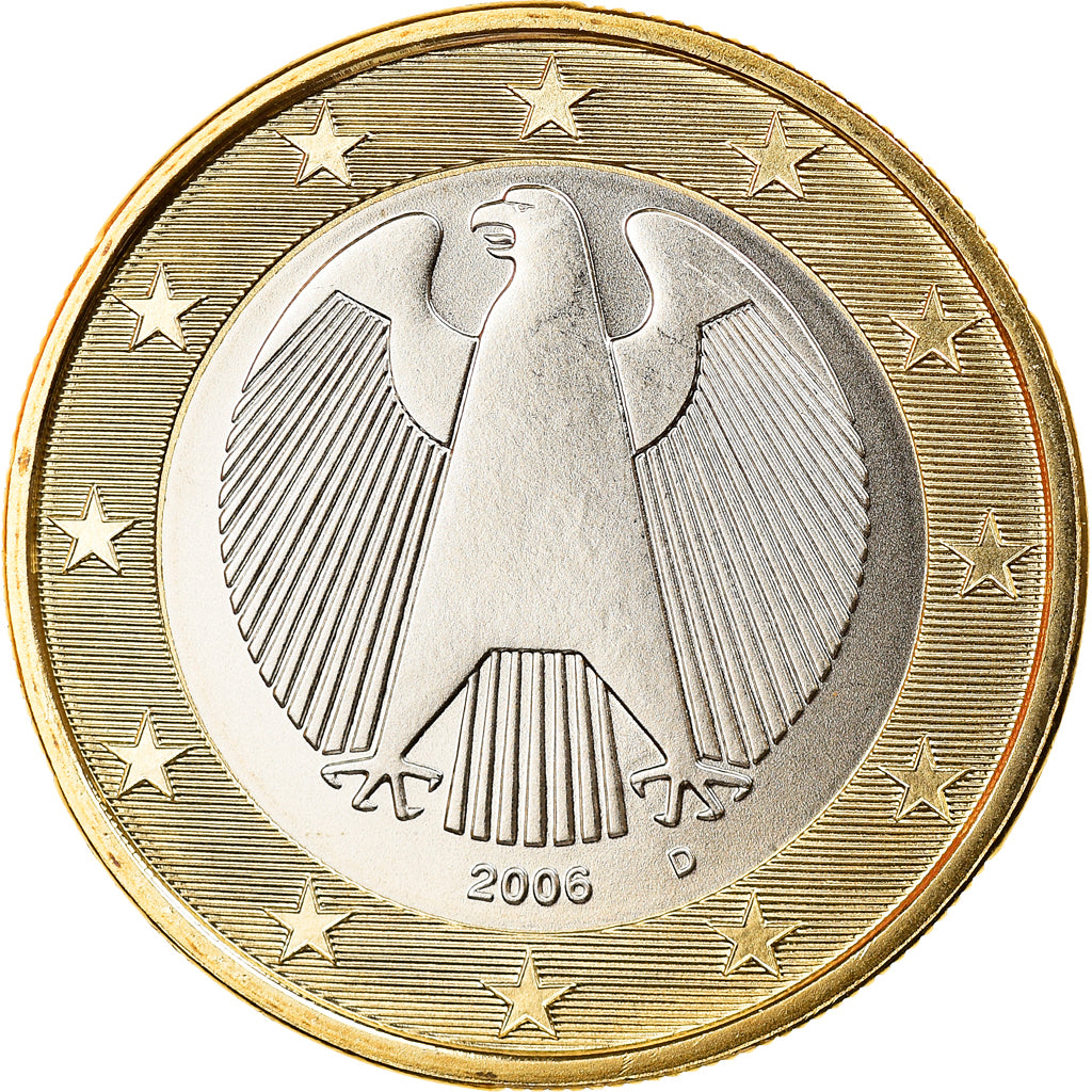 GERMANY - FEDERAL REPUBLIC, Euro, 2006, Munich, MS(65-70), Bi-Metallic, KM:213