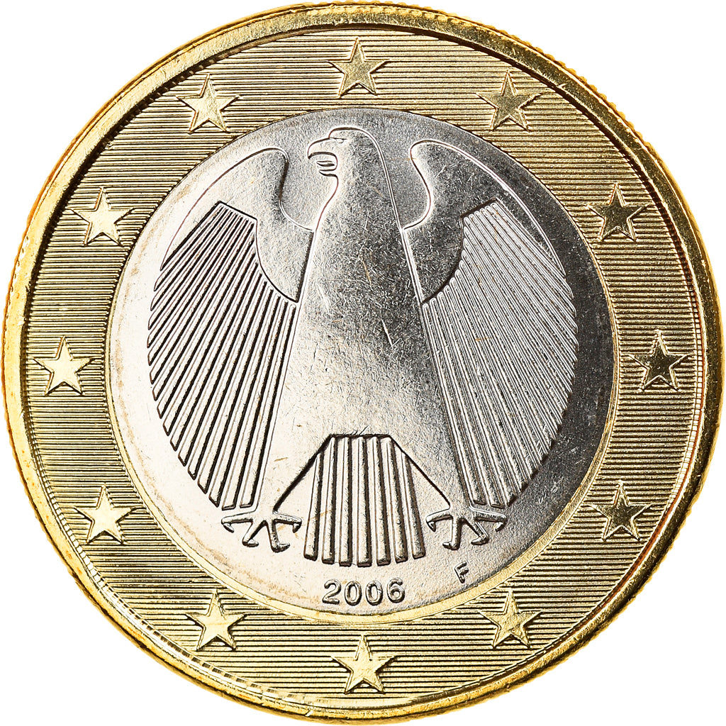 GERMANY - FEDERAL REPUBLIC, Euro, 2006, Stuttgart, MS(65-70), Bi-Metallic