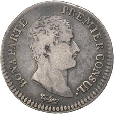 FRANCE, Napoléon I, 1/2 Franc, 1804, Geneva, KM #648.4, VF(30-35), Silver, G...