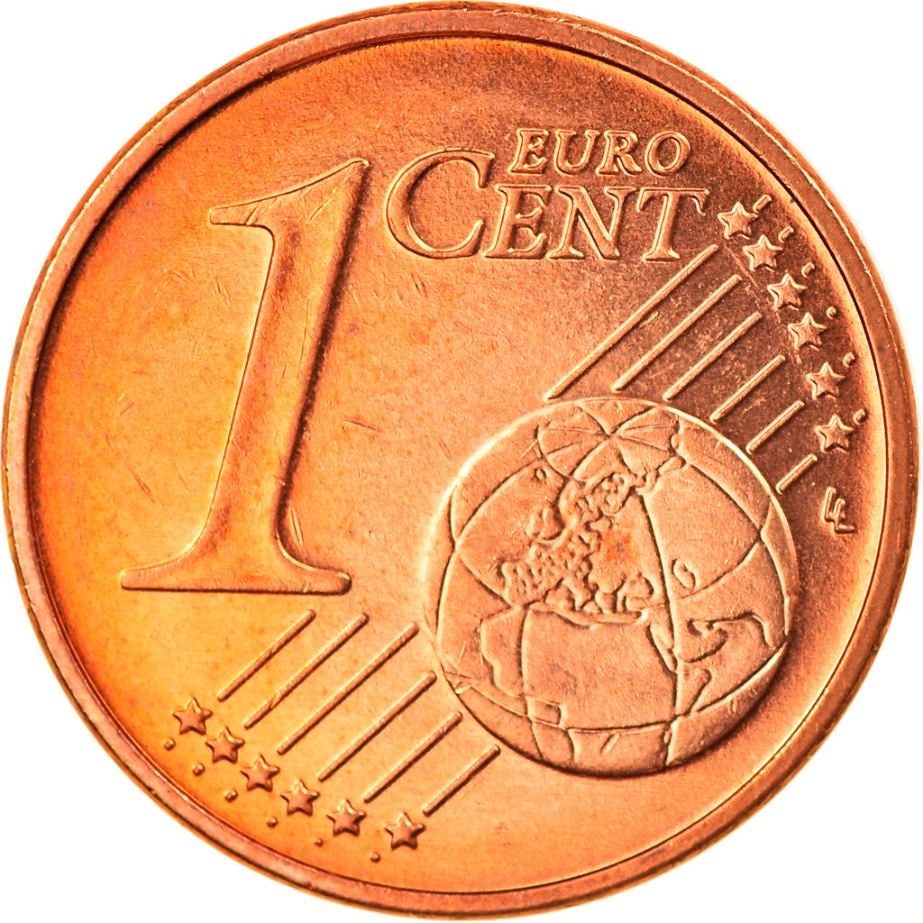 ALEMANHA - REPÚBLICA FEDERAL, Euro Cent, 2007, Stuttgart, MS(65-70), Aço