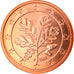 GERMANY - FEDERAL REPUBLIC, Euro Cent, 2007, Hambourg, MS(65-70), Copper Plated