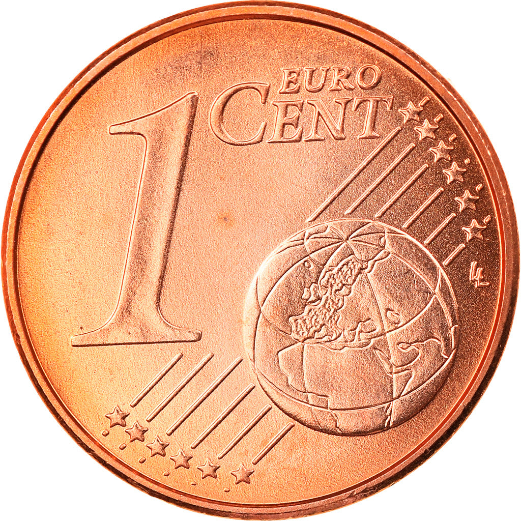 GERMANY - FEDERAL REPUBLIC, Euro Cent, 2007, Hambourg, MS(65-70), Copper Plated