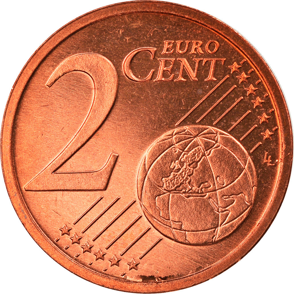 GERMANIA - REPUBBLICA FEDERALE, 2 Euro Cent, 2007, Berlin, FDC, Acciaio placcato