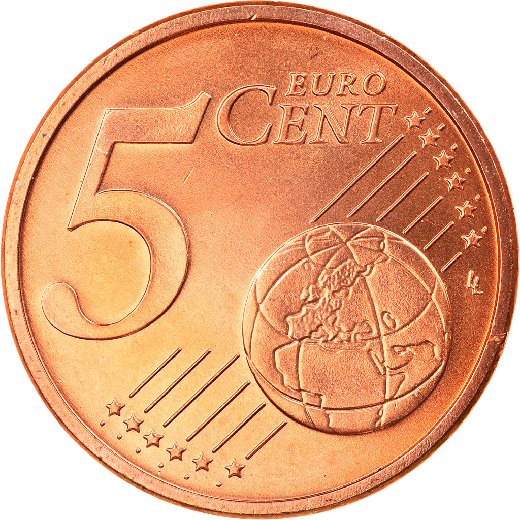 GERMANIA - REPUBBLICA FEDERALE, 5 Euro Cent, 2007, Karlsruhe, FDC, Acciaio