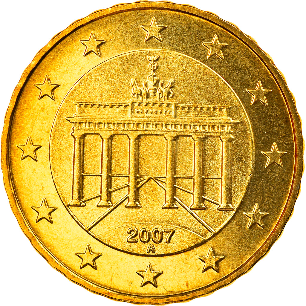 GERMANIA - REPUBBLICA FEDERALE, 10 Euro Cent, 2007, Berlin, FDC, Ottone, KM:254