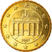 ALEMANHA - REPÚBLICA FEDERAL, 10 Euro Cent, 2007, Stuttgart, MS(65-70), Latão