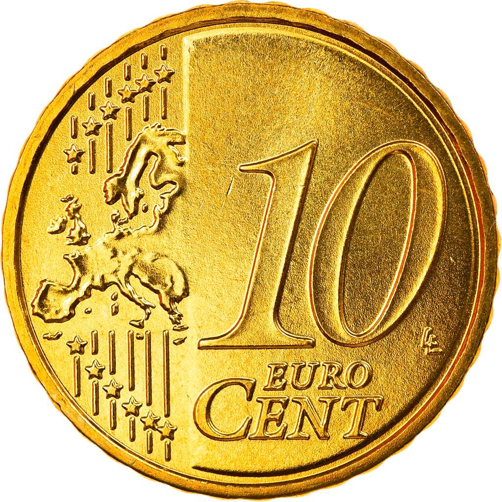 GERMANIA - REPUBBLICA FEDERALE, 10 Euro Cent, 2007, Hambourg, FDC, Ottone