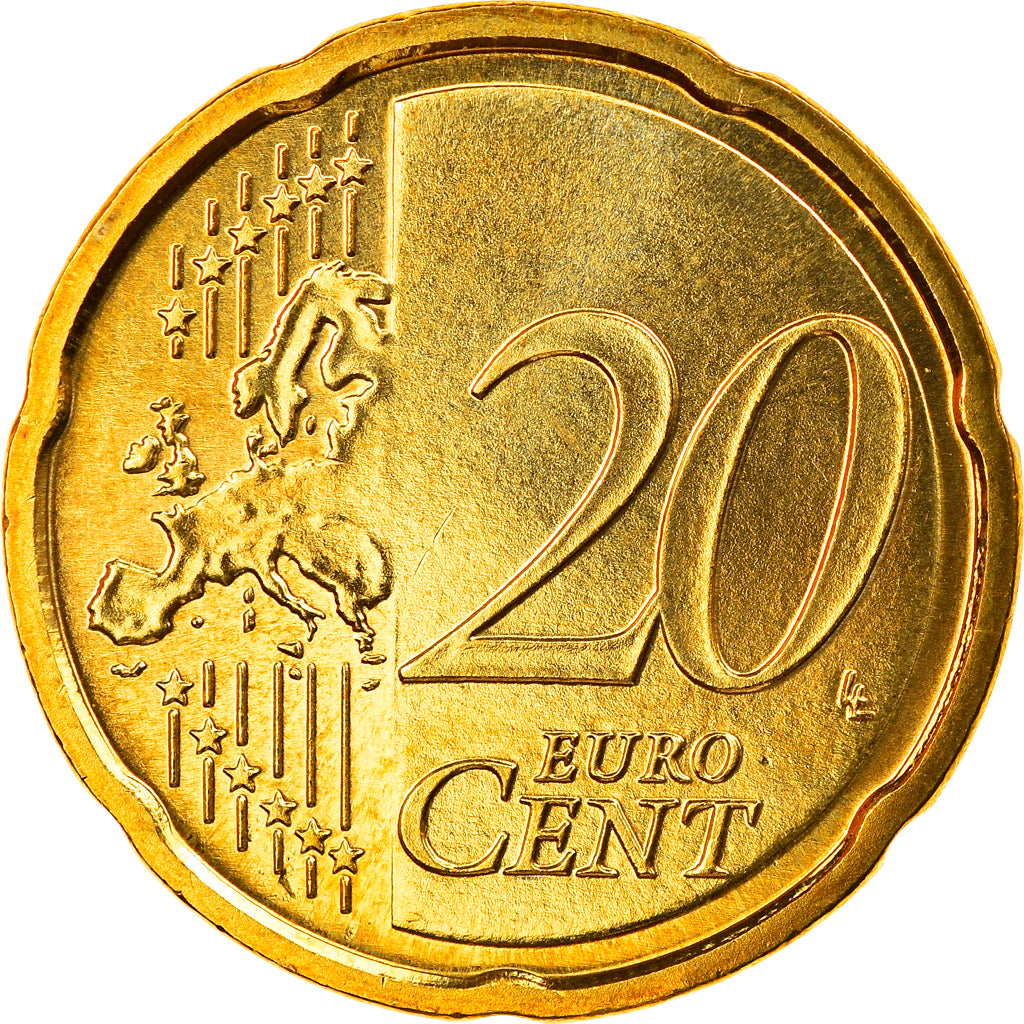 GERMANIA - REPUBBLICA FEDERALE, 20 Euro Cent, 2007, Berlin, FDC, Ottone, KM:255