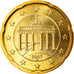 GERMANIA - REPUBBLICA FEDERALE, 20 Euro Cent, 2007, Karlsruhe, FDC, Ottone