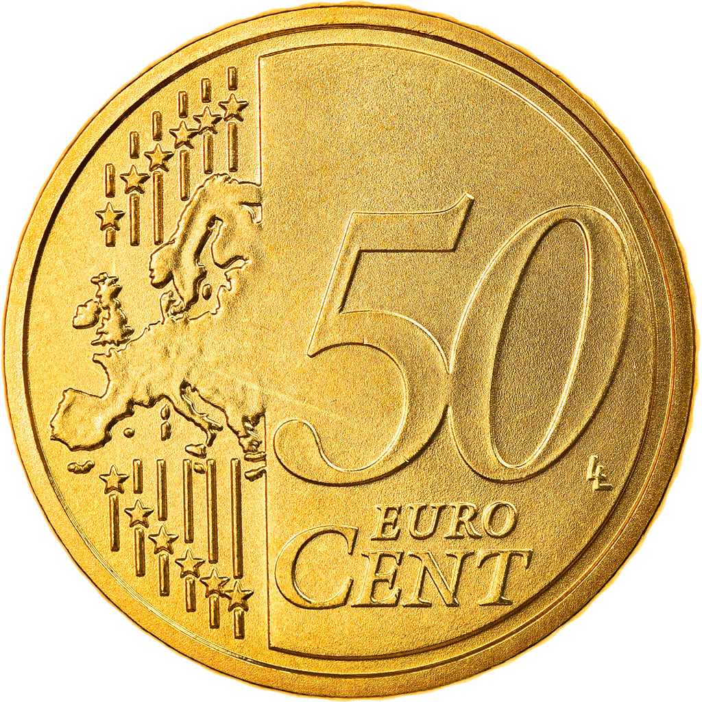 République fédérale allemande, 50 Euro Cent, 2007, Munich, FDC, Laiton