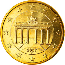 Bundesrepublik Deutschland, 50 Euro Cent, 2007, Stuttgart, STGL, Messing, KM:256