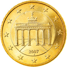 Bundesrepublik Deutschland, 50 Euro Cent, 2007, Hambourg, STGL, Messing, KM:256