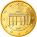 Bundesrepublik Deutschland, 50 Euro Cent, 2007, Hambourg, STGL, Messing, KM:256