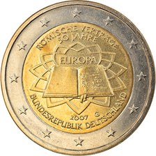 GERMANY - FEDERAL REPUBLIC, 2 Euro, Traité de Rome 50 ans, 2007, Karlsruhe