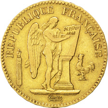 FRANCE, Génie, 20 Francs, 1848, Paris, KM #757, EF(40-45), Gold, Gadoury #1032, 