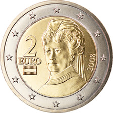 Austria, 2 Euro, 2008, Vienna, MS(65-70), Bi-Metallic, KM:3143