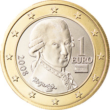 Austria, Euro, 2008, Vienna, MS(65-70), Bi-Metallic, KM:3142