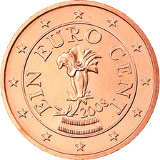 Austria, Euro Cent, 2008, Vienna, MS(65-70), Copper Plated Steel, KM:3082